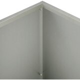 Vrtna saksija Srebrna 60 x 30 x 40 cm Nehrđajući čelik | shoptok.hr