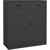vidaXL Uredski ormarić antracit 90 x 40 x 102 cm čelični | shoptok.hr