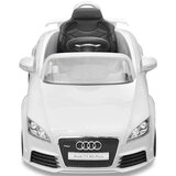 RS Audi TT RS električni avto za otroke z dalinjcem bele barve | Shoptok.si
