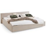 Meise Möbel Bež tapecirani bračni krevet s prostorom za odlaganje s podnicom 200x240 cm Cube – | shoptok.hr