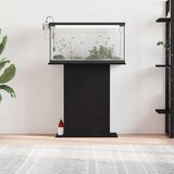 vidaXL Stojalo za akvarij črni hrast 75x36x72,5 cm inženirski les | Shoptok.si