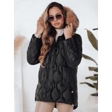 DStreet Kurtka damska zimowa LUMORE pikowana z kapturem khaki TY5011 | Shoptok.si