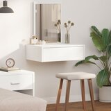 vidaXL bela mdf 60 x 40 x 70 cm shranjevanje toaletna miza | Shoptok.si