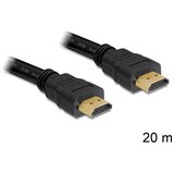 Delock hdmi kabel z mrežno povezavo 20m črn high speed 83452 | Shoptok.si