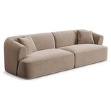 Cosmopolitan Design Svetlo rjava žametna sedežna garnitura 255 cm Campi – | Shoptok.si