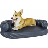  Ergonomski pjenasti krevet za pse modri 88 x 65 cm umjetna koža | Eponuda.com