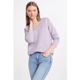 Greenpoint Woman's Sweater SWE633W2304M00 Hot Pink Melange