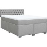  Krevet box spring s madracem svjetlosiva 160x200 cm tkanina | shoptok.hr