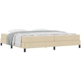  s opruga kutije Krema 200 x 200 cm tkanina | shoptok.hr