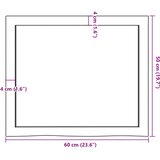  Kupaonska radna ploča 60x50x(2-4) cm netretirano masivno drvo | shoptok.hr