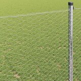  Heksagonalna ograda Srebrno 1,5 x 50 m Pocinčani čelik | shoptok.hr