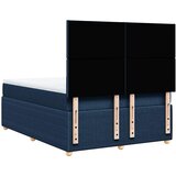  Krevet s oprugama i madracem plavi 140x200 cm od tkanine | shoptok.hr
