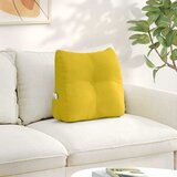  Jastuk za leđa Žuta 45 x 24 x 50 cm Baršun | shoptok.hr