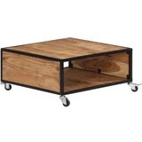  Klubska mizica 70x70x32 cm trden akacijev les | Shoptok.si