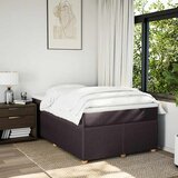  Krevet box spring s madracem tamnosmeđi 120 x 190 cm od tkanine | shoptok.hr