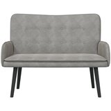  Kauč za dvoje Svijetlo siva 115 x 61 x 87 cm Baršun | Eponuda.ba