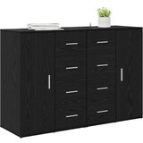  Komode s ladicama Corona 2 pcs Crni hrast 59 x 39 x 80 cm | shoptok.hr