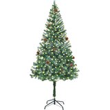 vidaXL Umestno božično drevo med 300 LED Zelena 180 cm PVC in Jeklo | Shoptok.si