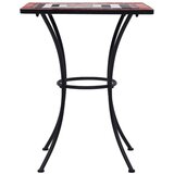 In 3-dijelni bistro set s keramičkim pločicama boja cigle i bijeli | shoptok.hr