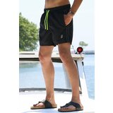 Madmext Swim Shorts - Black - Plain Cene