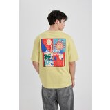 Defacto Comfort Fit Crew Neck Back Printed Short Sleeve T-Shirt | ePonuda.com