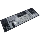 vidaXL Kuhinjski tepih perivi s uzorkom boce vina 60x180 cm baršunasti | shoptok.hr