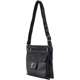 Fashion Hunters Black shoulder bag with an adjustable strap | Shoptok.si