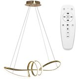 Toolight moderna stropna svjetiljka led + pilot APP824-CP gold | shoptok.hr
