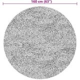 vidaXL Preproga HUARTE kratka vlakna mehka in pralna siva Ø 160 cm | Shoptok.si