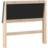 vidaXL tapecirani uzglavlje tamno siva 100 cm čvrsto borovo drvo | shoptok.hr