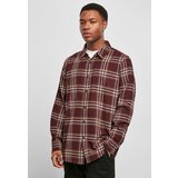 Urban Classics checkered shirt campus cherry/honey | ePonuda.com