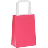  Papirnate vrećice 250 kom s ručkama ružičaste 15x8x21 cm | shoptok.hr