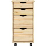 Kolica Mobilna omarica s pisalno mizo MOSS Jasen lak 34 x 39 x 65,5 cm, (5000155899) | Shoptok.si