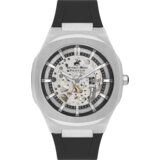 Beverly Hills Polo Club Muški ručni sat, Kvarcni mehanizam, 43mm, Srebrno kućište, Crni, BP3543X.351 | Eponuda.com