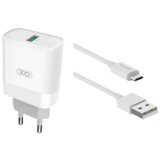 Kućni punjač XO L63 QC3.0 15W (USB-A) kabal USB-A - mikro | Eponuda.ba