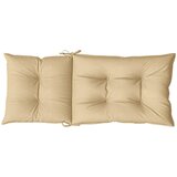  Jastuci za stolice 2 kom prošarano bež 120x50x7 cm od tkanine | shoptok.hr