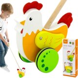 Viga drvena edukativna guralica za pijetlove | shoptok.hr