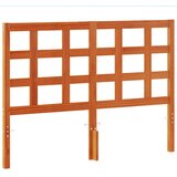  The Living Store Vzglavje voščeno rjava 135 cm trdna borovina - Vzglavje, (21442578) | Shoptok.si