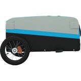 Prikolica za bicikl crno-plava 30 kg željezna | shoptok.hr