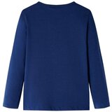  Dječja majica dugih rukava modra 128 | shoptok.hr