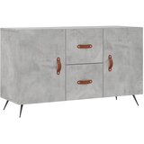  Komoda siva boja betona 100x36x60 cm od konstruiranog drva | shoptok.hr