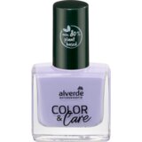 Alverde Naturkosmetik COLOR & Care lak za nokte - 150 Frosted Purple 10 ml Cene