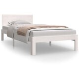  Posteljni okvir bel iz trdne borovine 90x200 cm, (20645656) | Shoptok.si