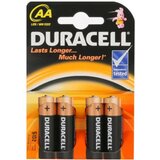 Duracell baterija LR 6 alkalna AA 1/4 blister ( 7424 ) Cene
