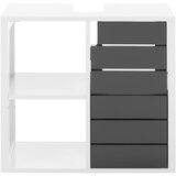 Bessagi Home omarica za pod umivalnik tia, bela, siva | Shoptok.si