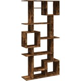 Furnova Knjižna omara dimljeni hrast 92x29x188 cm inženirski les, (21932940) | Shoptok.si