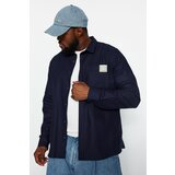 Trendyol Plus Size Shirt - Dark blue - Regular fit cene