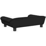  Krevet za pse crni 70 x 48 x 22 cm baršunasti | shoptok.hr