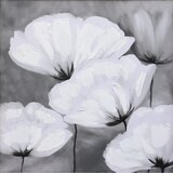  Slika na platnu Makovi crno bijeli 60x60 cm | shoptok.hr