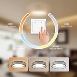  Immax NEO 07287L - LED+CCT prigušiva stropna svetiljka LONA 36W/230V, prečnik 45,5 cm + daljinski upravljač | Eponuda.com